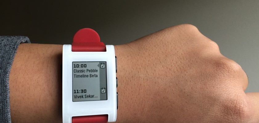 Pebble выпустила интерфейс Timeline для первого поколения часов