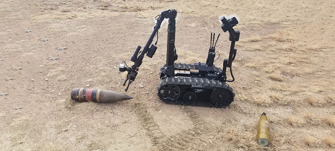 Die Ukraine erhält TALON-Roboter für die Minenräumung von Gebieten