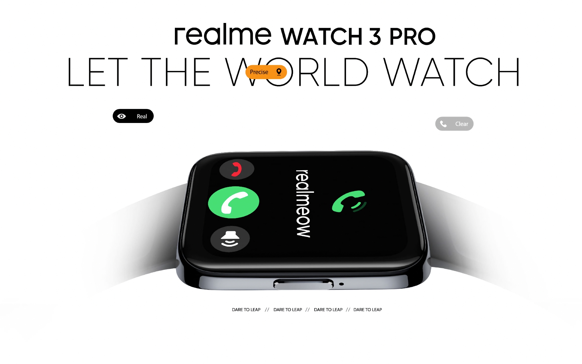 realme prépare la smartwatch realme Watch 3 Pro avec écran AMOLED, GPS et fonction d'appel vocal
