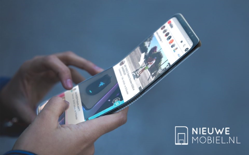 В сети появились концепт-рендеры сгибаемого смартфона Samsung