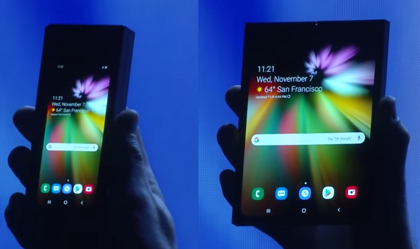 Сгибаемый смартфон Samsung выглядит лучше, чем вы думаете