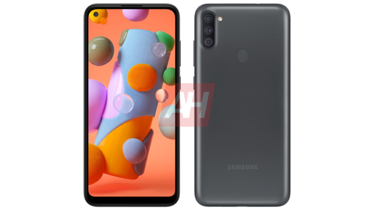 A low cost Samsung Galaxy A11 render has appeared, with Infinity-O display and triple camera