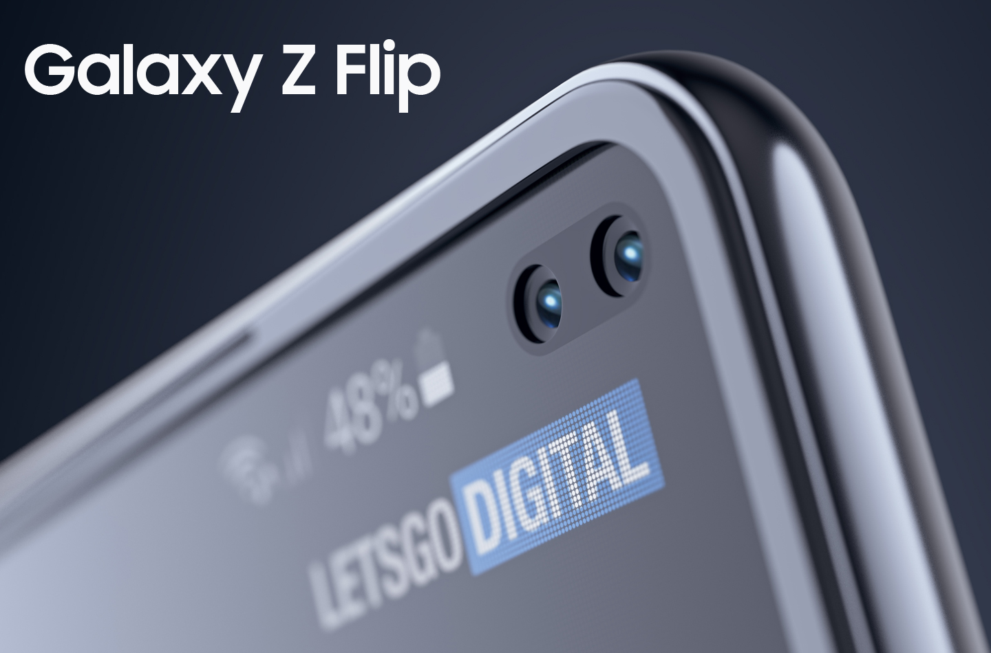 Samsung has come up with a smartphone Galaxy Z Flip, the screen of which folds in two directions