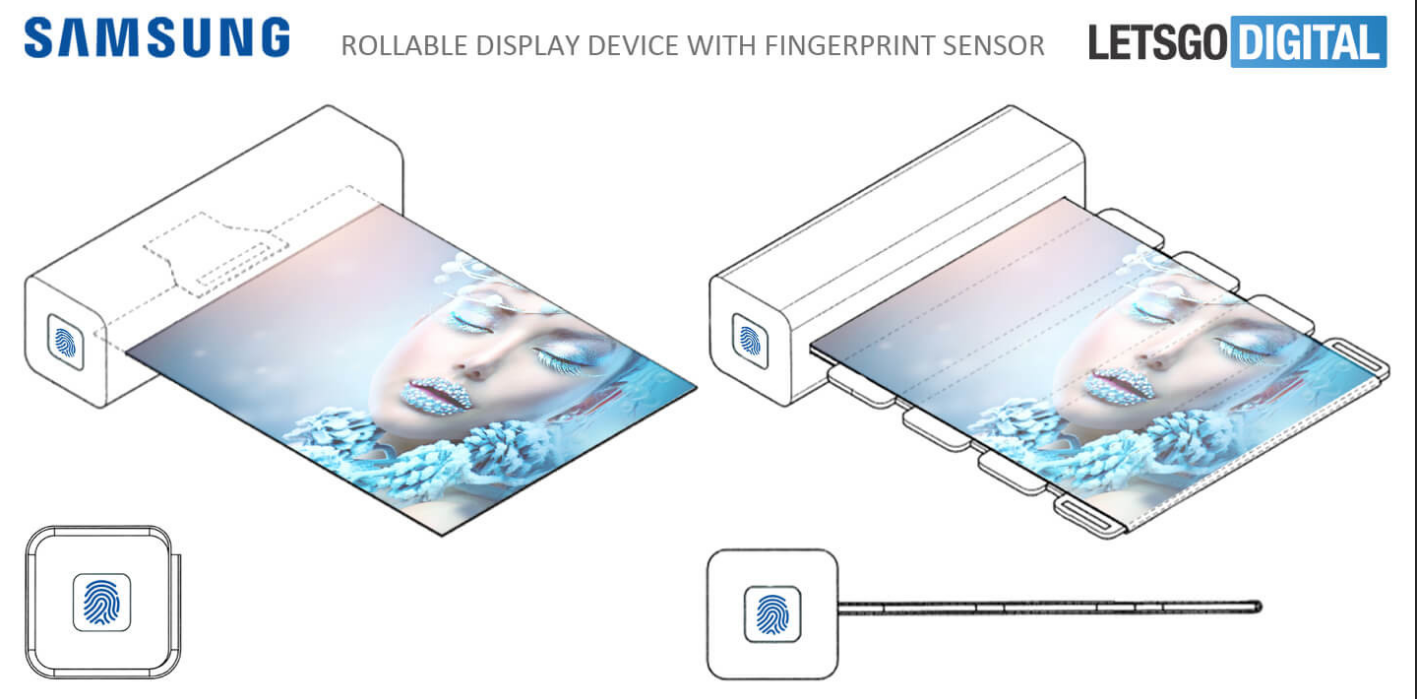 Samsung patented a tablet that folds into a tube