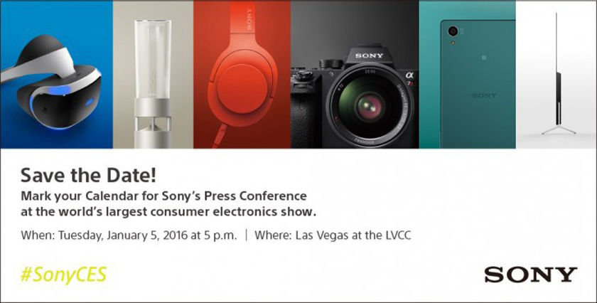 Sony назначила дату и время своей презентации на CES 2016