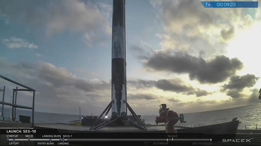 SpaceX успешно перезапустила первую ступень ракеты Falcon 9
