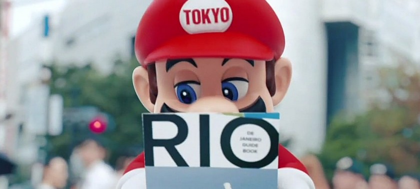 Премьер Японии появился на закрытии Игр в образе Марио