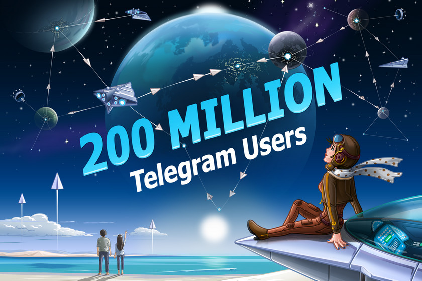 В Telegram уже 200 миллионов пользователей