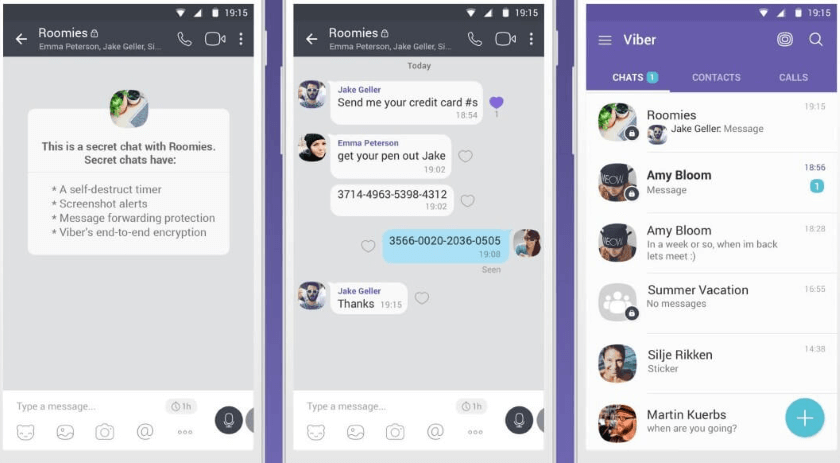 Viber добавит секретные чаты с запретом на скриншоты