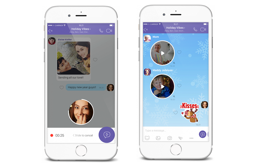 Viber для андроид и iOS получил короткие видеосообщения и поиск по стикерам