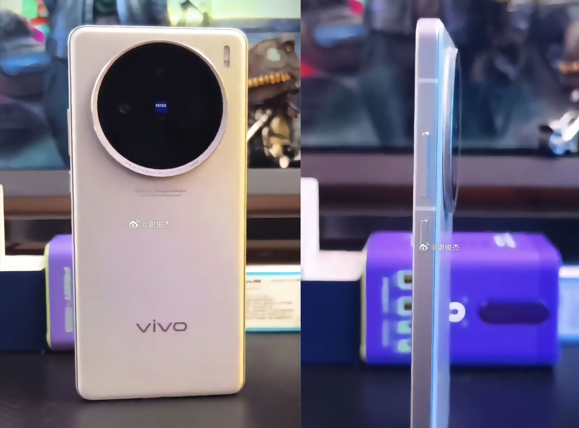 The vivo X100s flagship has surfaced in photos with a ZEISS camera and a flat body