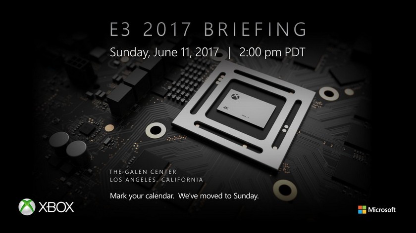 Microsoft представит Xbox Project Scorpio на E3 2017