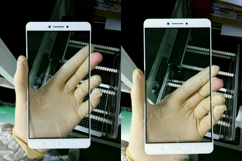 Xiaomi Max: фото передней панели гигантского смартфона