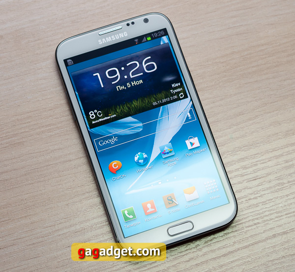 Обзор Android-смартфона Samsung Galaxy Note II (GT-N7100)