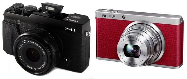 Названы украинские цены на фотокамеры Fujifilm X-E1 и XF1