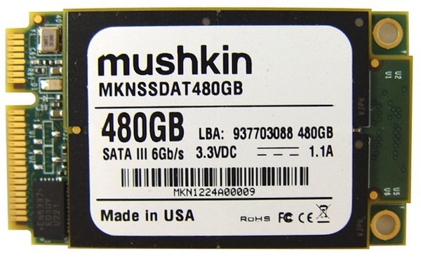 Апгрейд для ультрабуков: SSD Mushkin формата mSATA на 480 ГБ-2