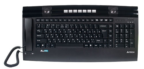 Конкурс: выиграй одну из двух клавиатур A4 Tech с трубкой для IP-телефонии!