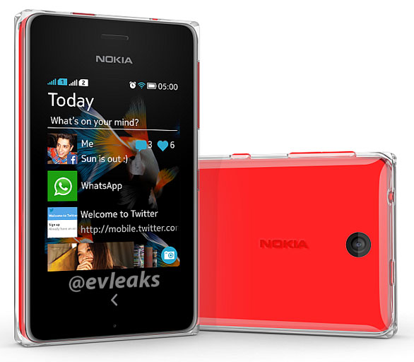 Утечка: снимок Nokia Asha 500