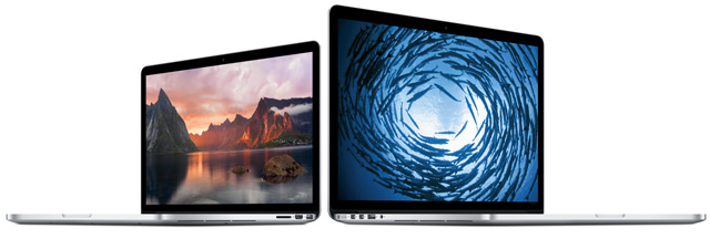 Apple выпускает обновлённые MacBook Pro с Retina-экраном