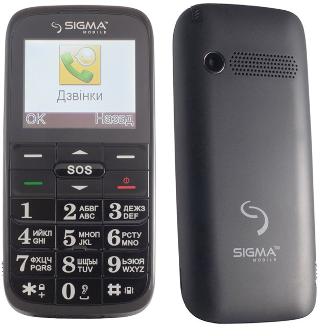 Лучший телефон для пожилых: Sigma Mobile Comfort 50 Slim