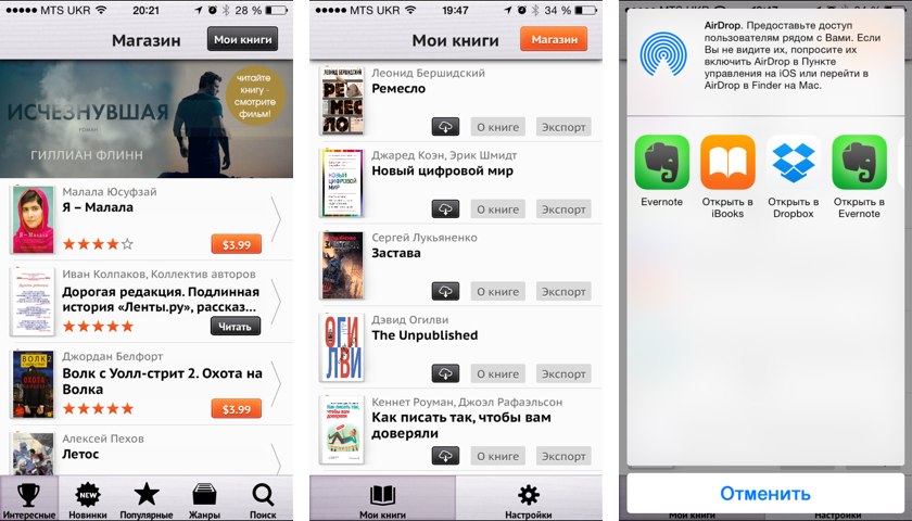 Первое знакомство с iPhone: использование iBooks и ЛитРес