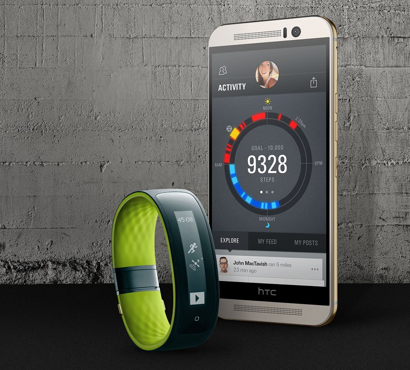 MWC 2015: водонепроницаемый фитнес-браслет HTC Grip