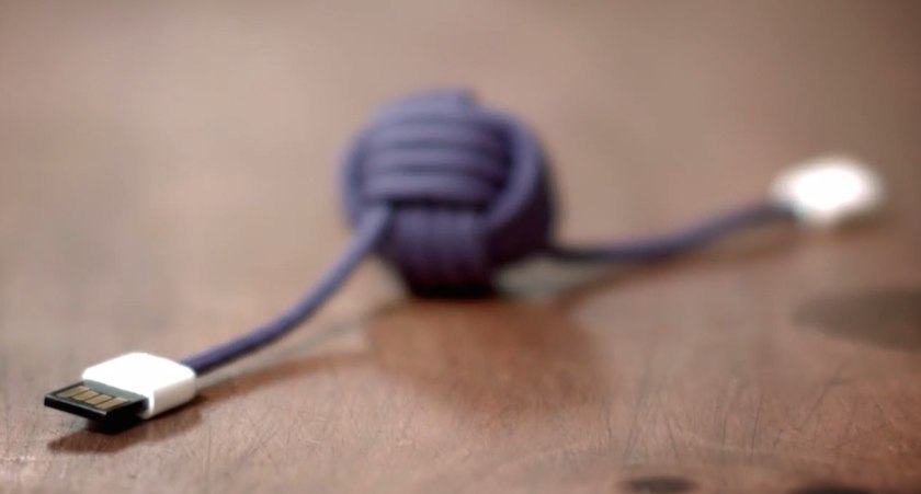 BOLD Knot: быстрая зарядка для телефона в виде клубочка ниток-2