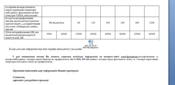 Утечка линейки новых тарифов Киевстар «Всё за...»: безлимитного 3G-интернета не будет-5