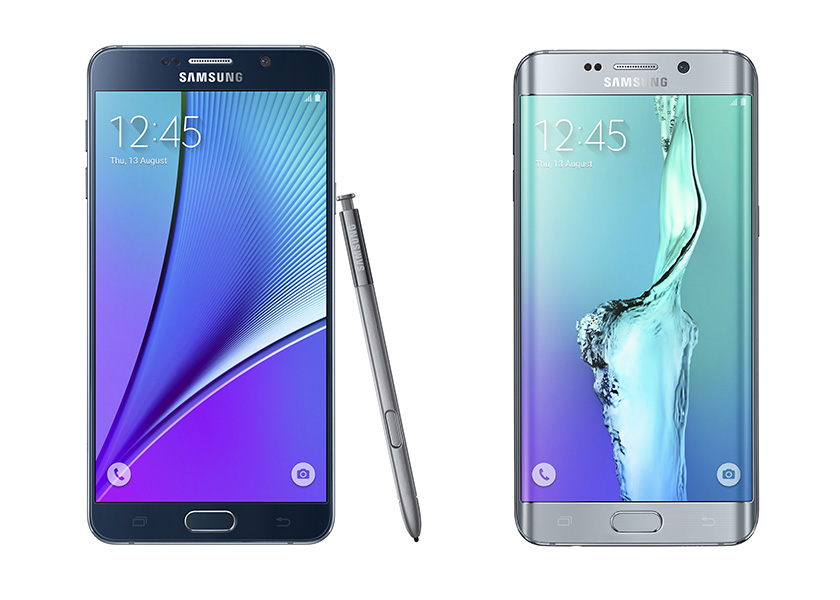 Samsung анонсировал смартфоны Galaxy Note 5 и S6 edge+