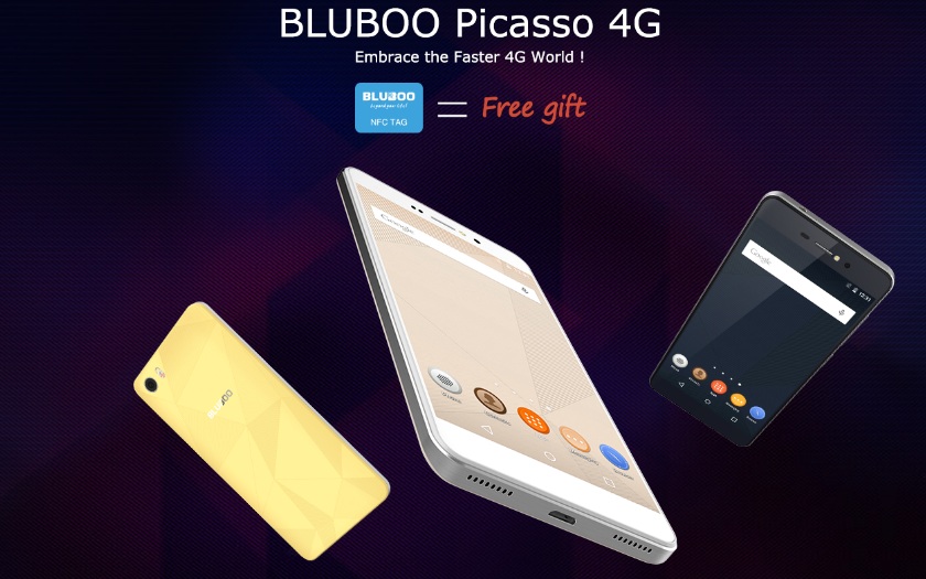 Предпродажа смартфона Bluboo Picasso 4G с NFC-чипом