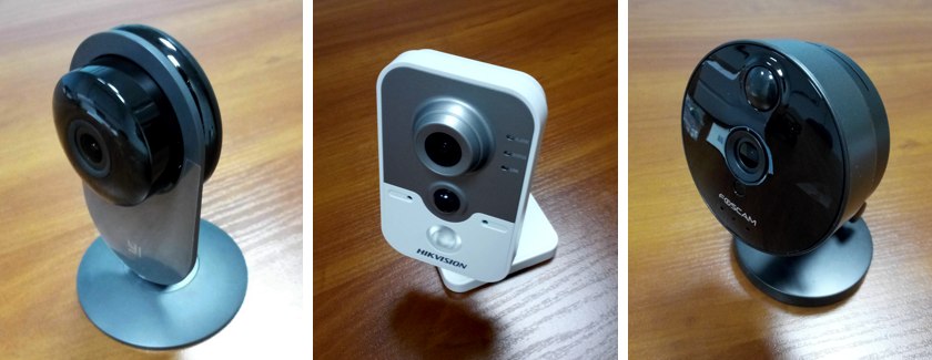 Мобильное видеонаблюдение: обзор сетевых камер YI Home Camera, Hikvision DS-2CD1410F-IW и Foscam C1