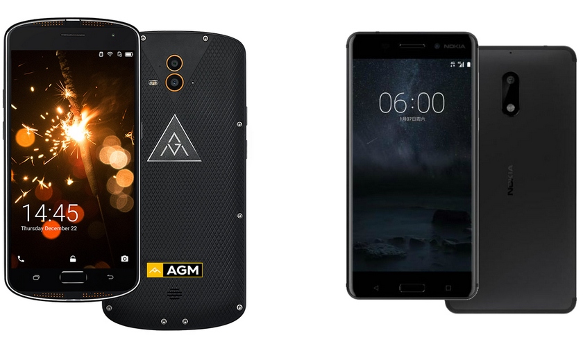 AGM X1 vs Nokia 6: сравнение смартфонов