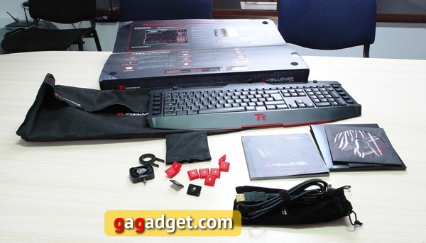 Микрообзор игровой клавиатуры Tt eSPORTS Challenger Pro -2