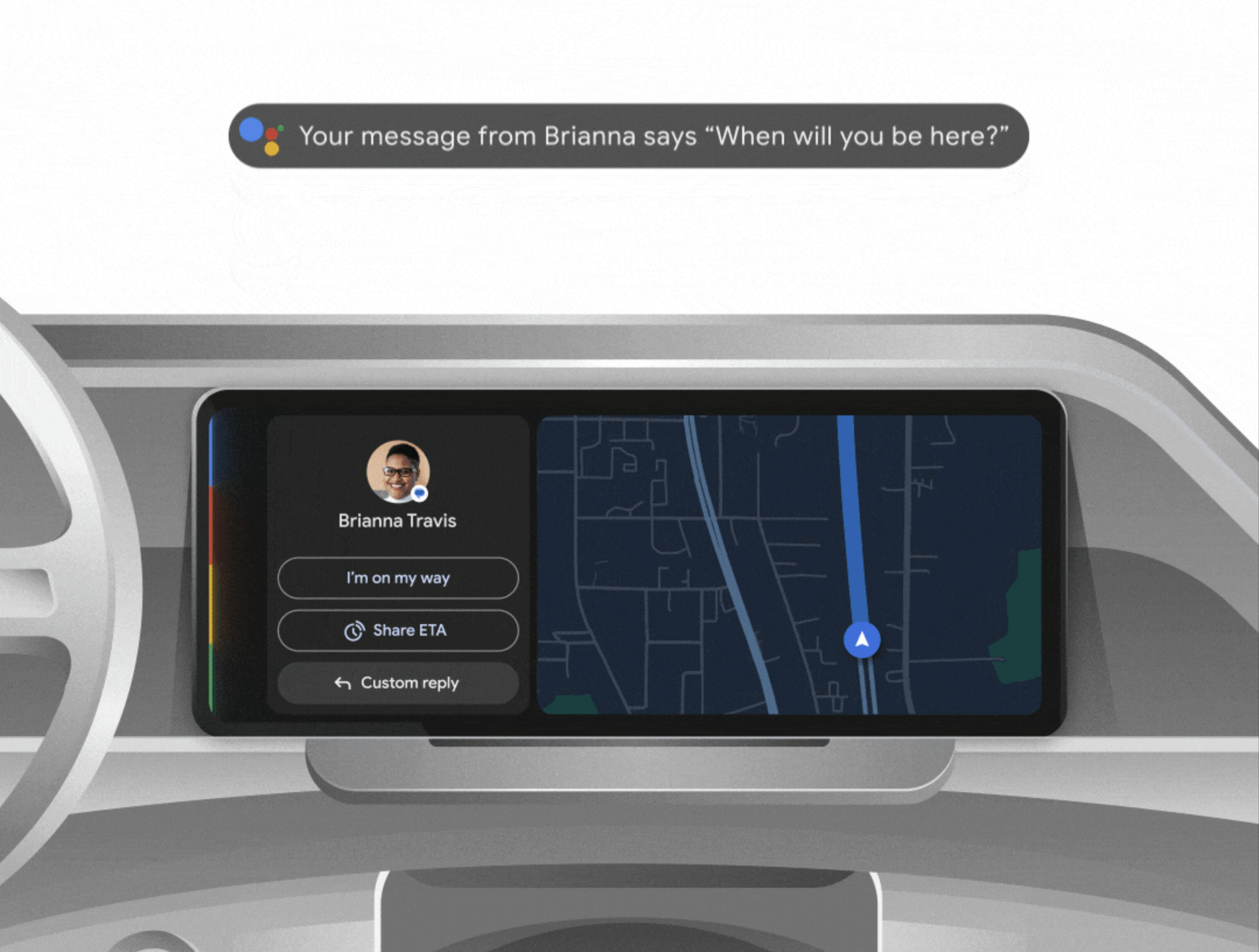 Google интегрировала чат-бота Gemini в приложение Messages и добавила генерацию текстовых резюме на основе ИИ в Android Auto-2
