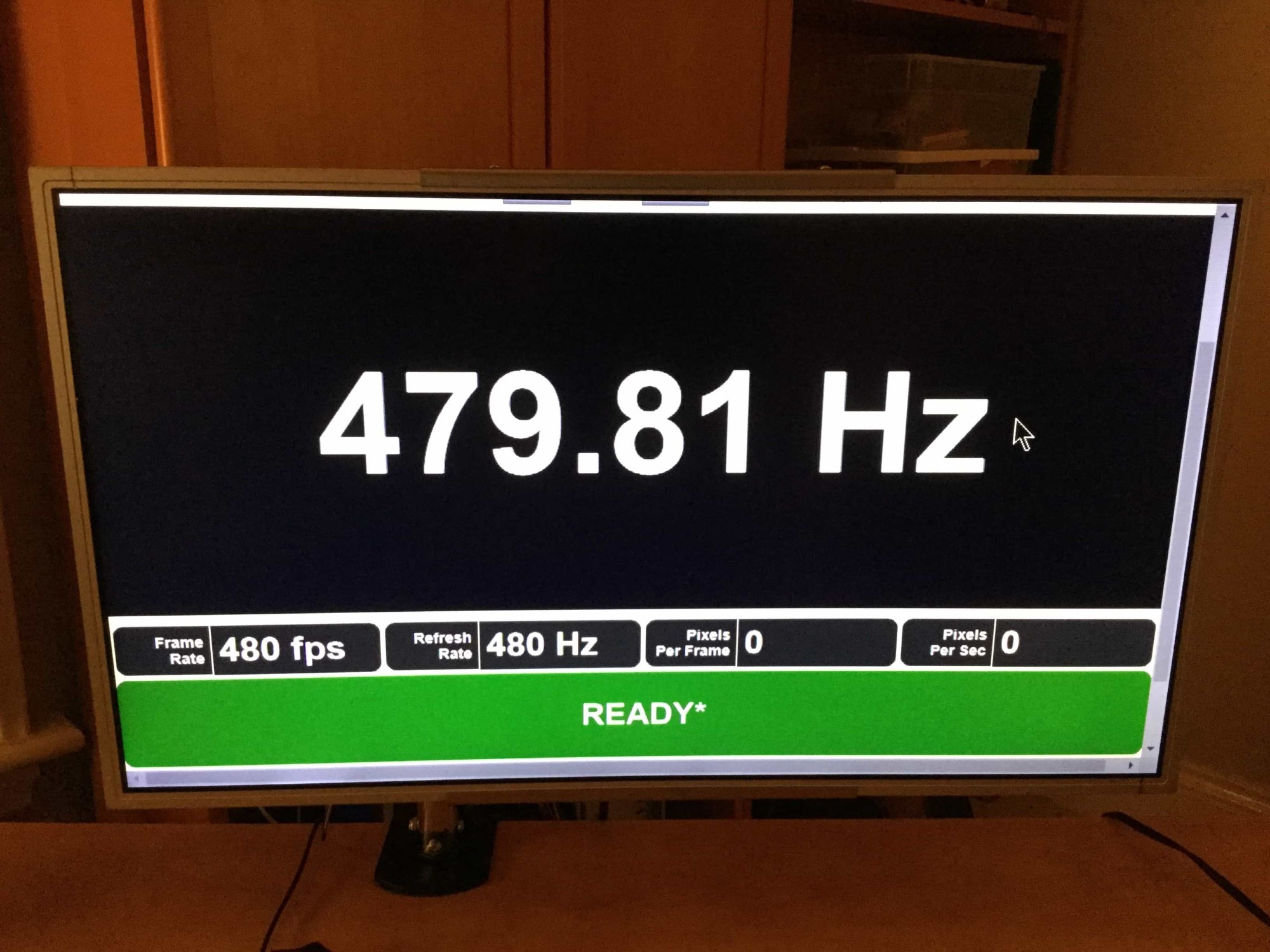 LG Display Framerate 480 Hz