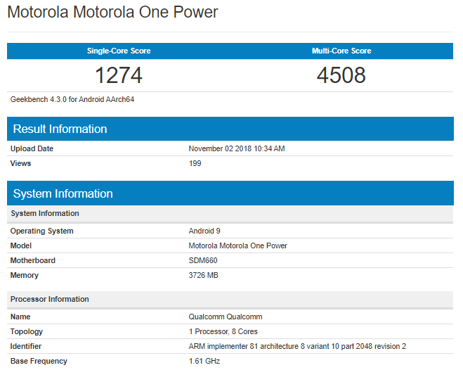 Motorola One Power in Geekbench with Android Pie.png