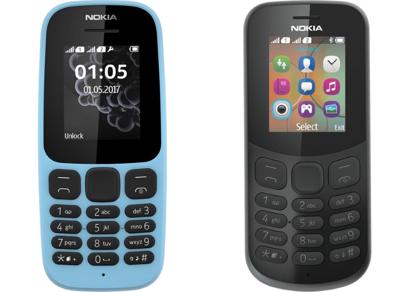 «Звонилки» Nokia 105 и 130 вышли в обновленном дизайне