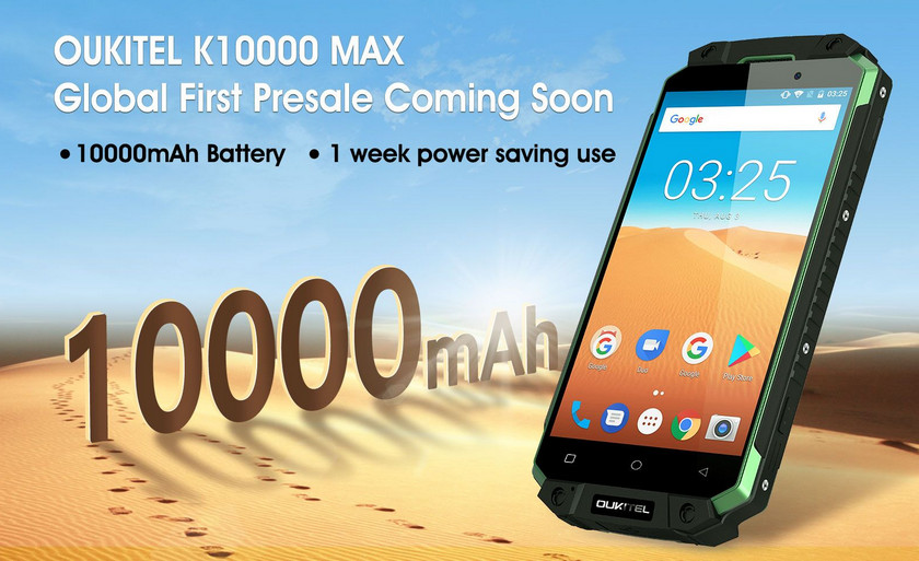 Oukitel K10000 Max теряет только 5% заряда за 3 часа использования