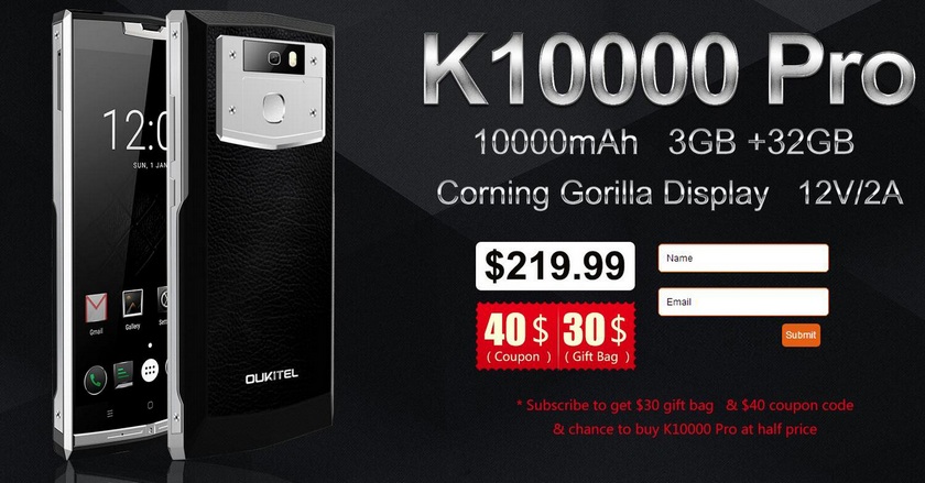 Oukitel K10000 Pro: розыгрыш и шанс получить смартфон за полцены-2