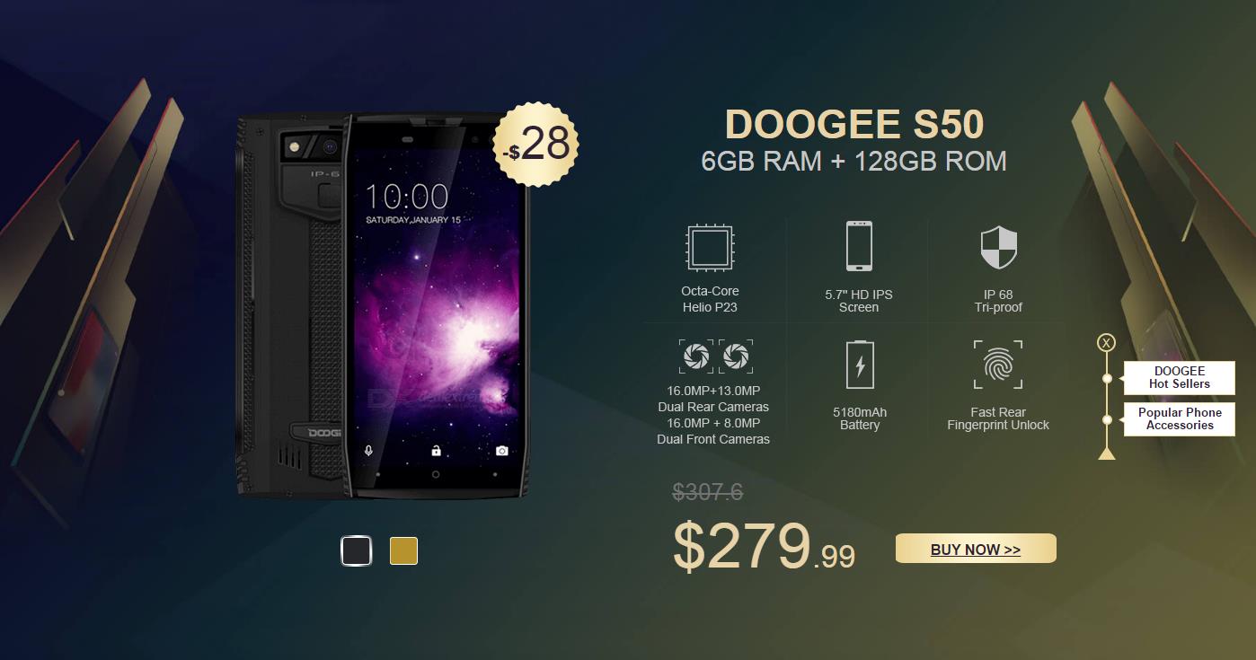 Акция Doogee: скидки и купоны на новые и популярные ударопрочные смартфоны-2