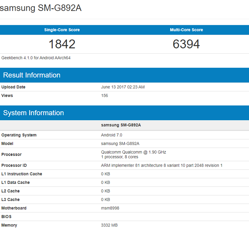 Samsung Galaxy S8 Active Geekbench.PNG