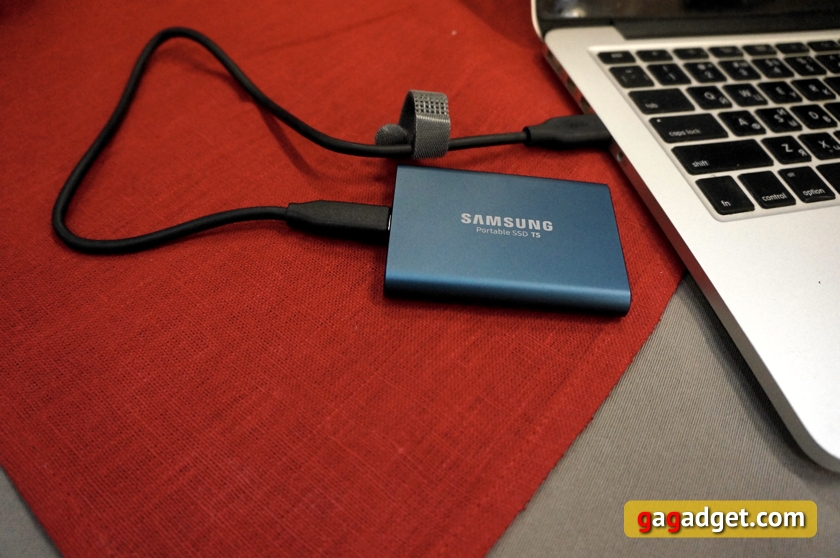 Обзор внешнего SSD Samsung T5: гигабайт за две секунды-4