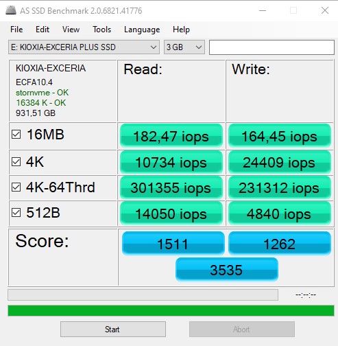 Обзор Kioxia Exceria Plus 1 ТБ: быстрый PCIe 3.0 x4, NVMe SSD-накопитель для игр и работы-22