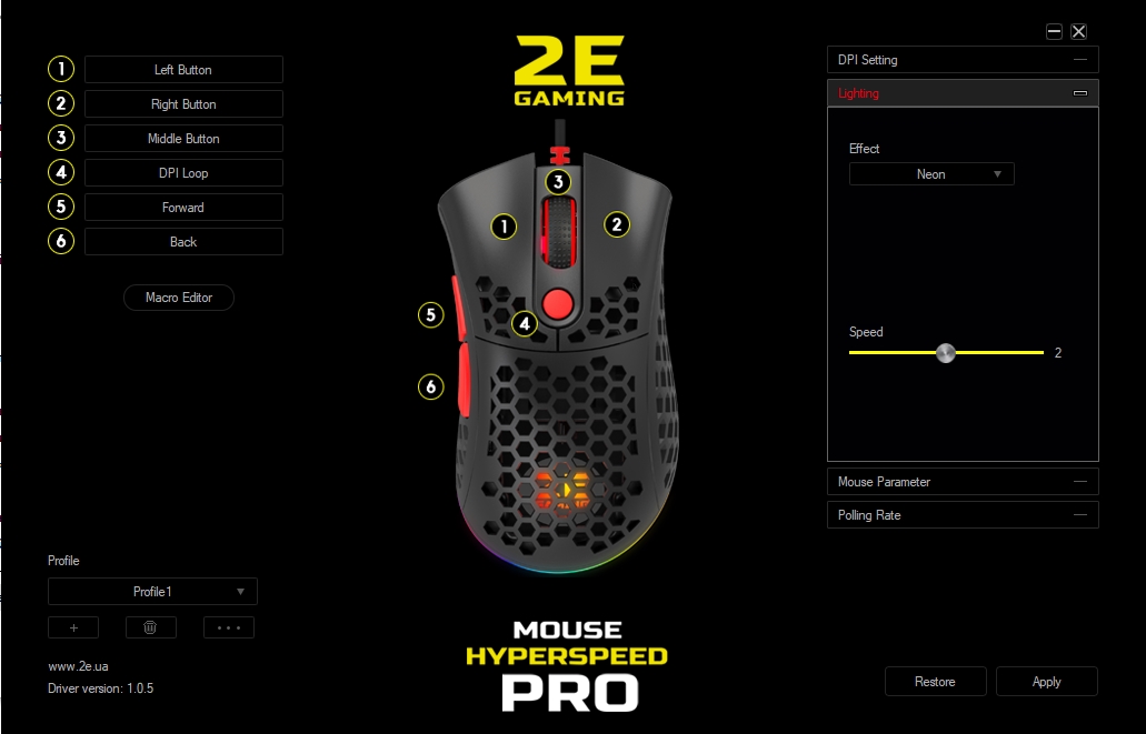 Обзор 2E Gaming HyperSpeed Pro: лёгкая игровая мышь с отличным сенсором-21