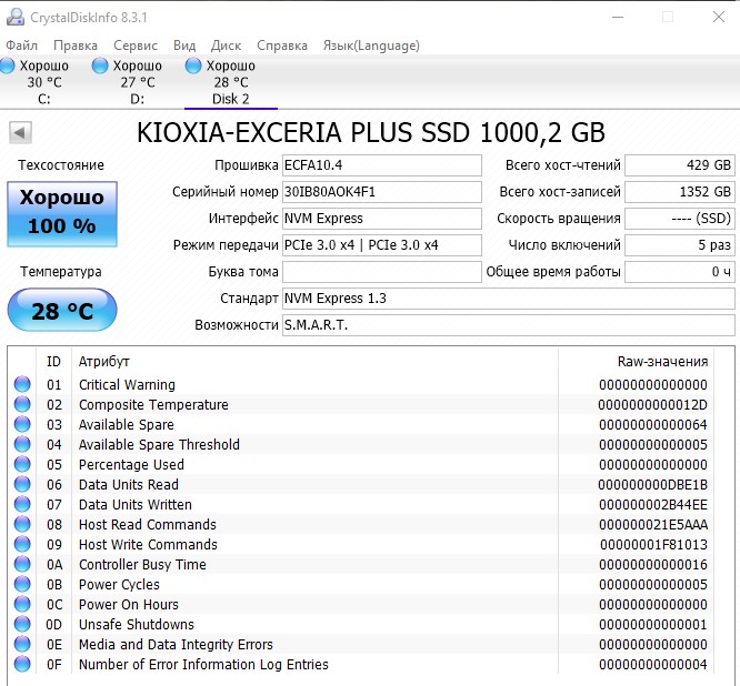 Обзор Kioxia Exceria Plus 1 ТБ: быстрый PCIe 3.0 x4, NVMe SSD-накопитель для игр и работы-47