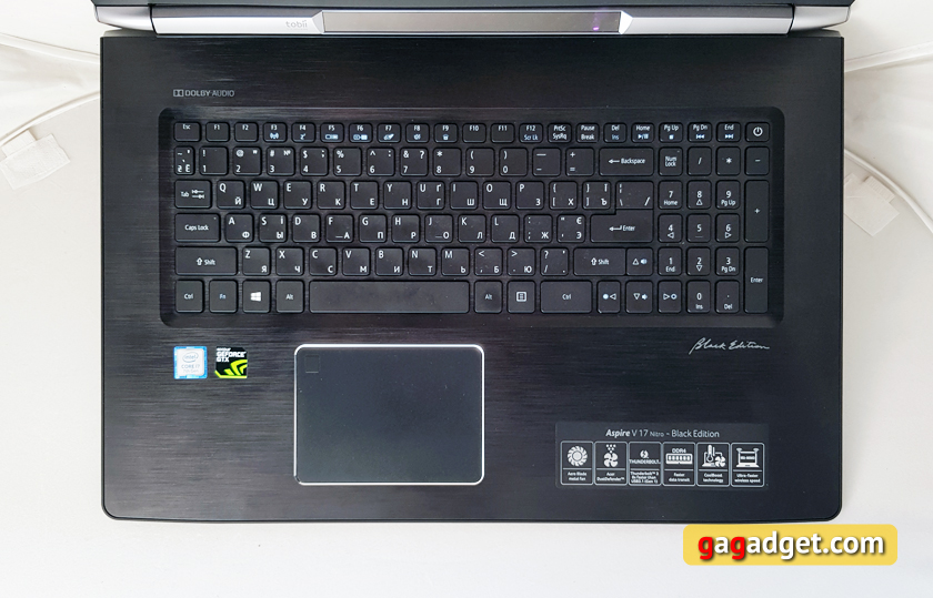  Acer Aspire V17 Nitro Black Edition:       Tobii-15