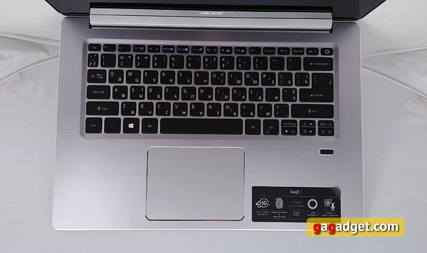 Обзор Acer Swift 3: недорогой металлический ноутбук для работы и учёбы-15