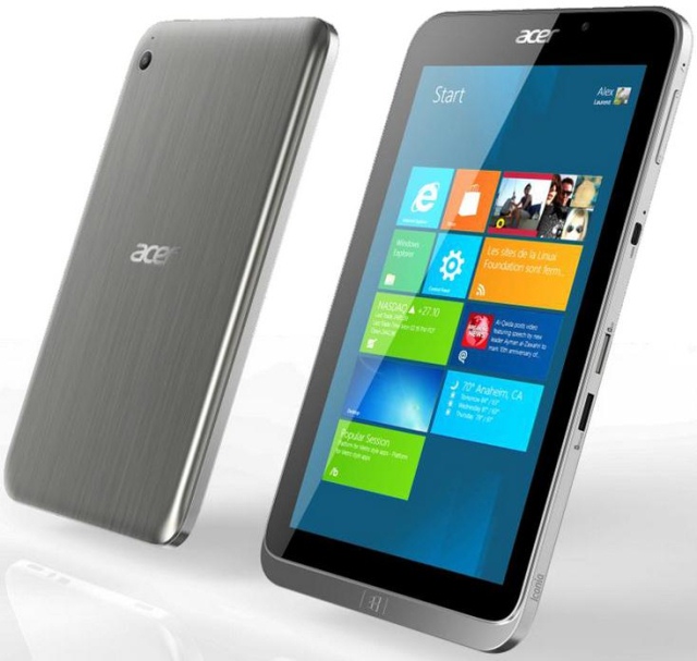 Acer Iconia W4: второй 8-дюймовый планшет компании на ОС Windows