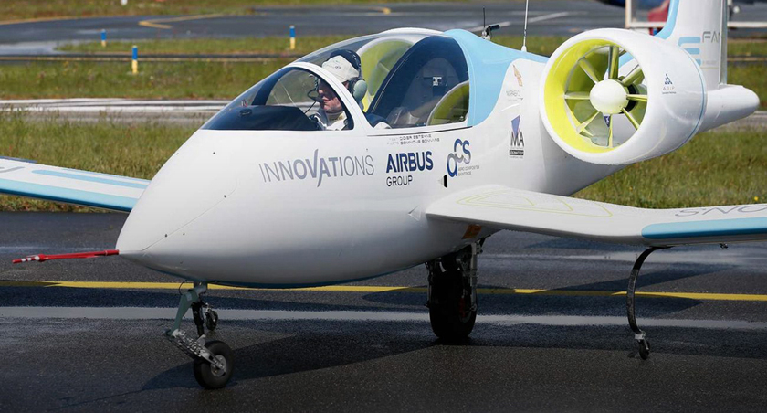 Двухместный электросамолет Airbus E-Fan 2.0 с максимальной скоростью 220 км/ч