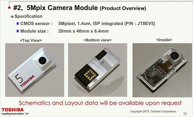Toshiba будет выпускать модули камеры для смартфонов Project Ara-3